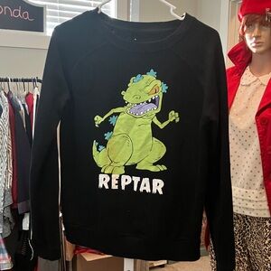 Reptar Black Sweatshirt for Reptile Fans